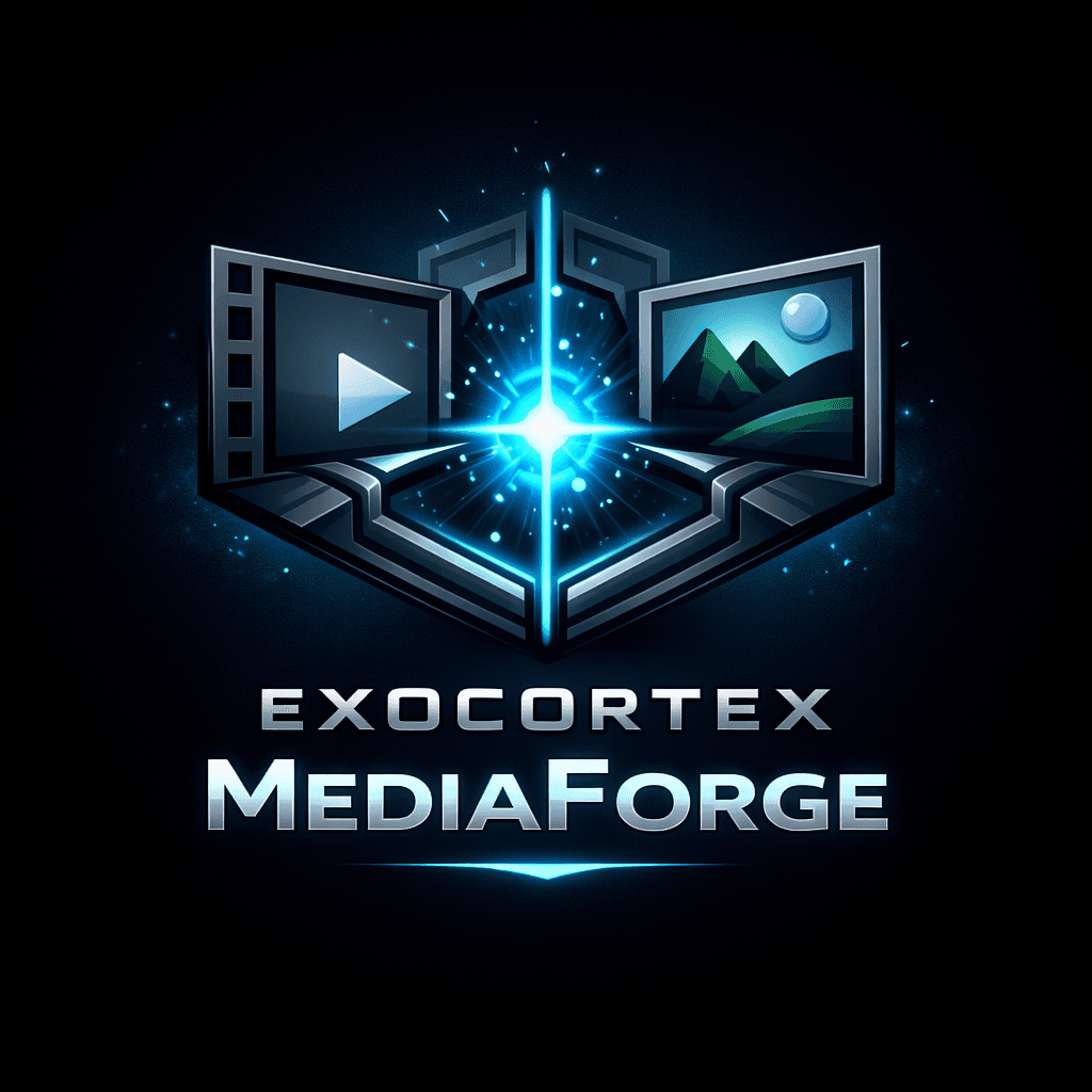 Generated mark for Exocortex MediaForge.